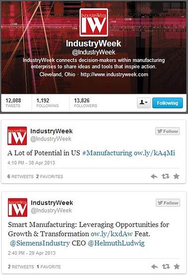 @IndustryWeek Twitter @IndustryWeek Twitter