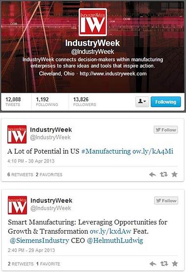 @IndustryWeek Twitter