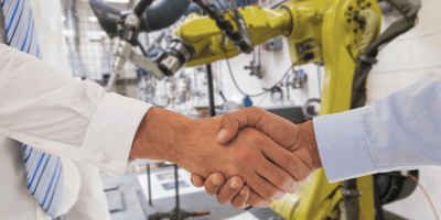 Custom Manufacturer Handshake