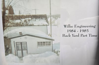 Wilke Enginuity's original location in the chicken shed