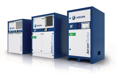 Aerzen Amplifies Its Brand and Reaches the Right Audience With Thomas [collage of Aerzen products]