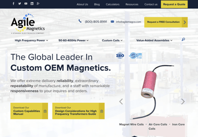OEM Website Design Examples