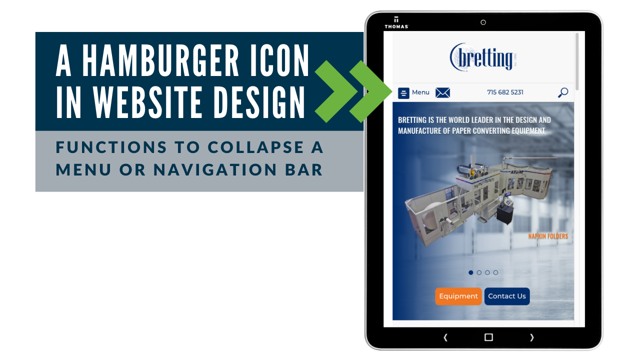 Bretting mobile responsive website design example