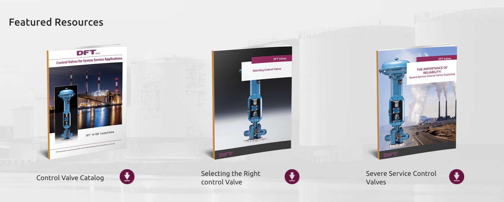 DFT Control Valves Resources