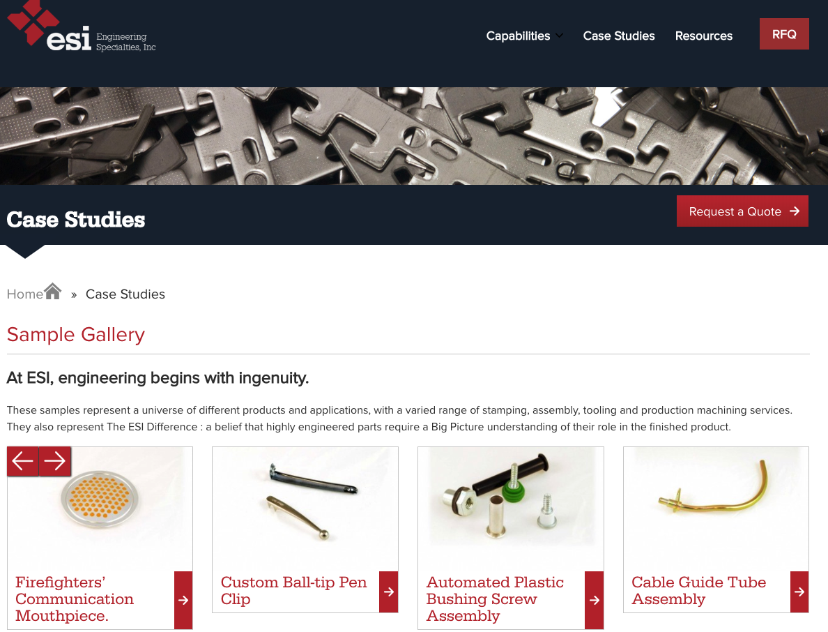 Engineering Specialties Inc Case Studies