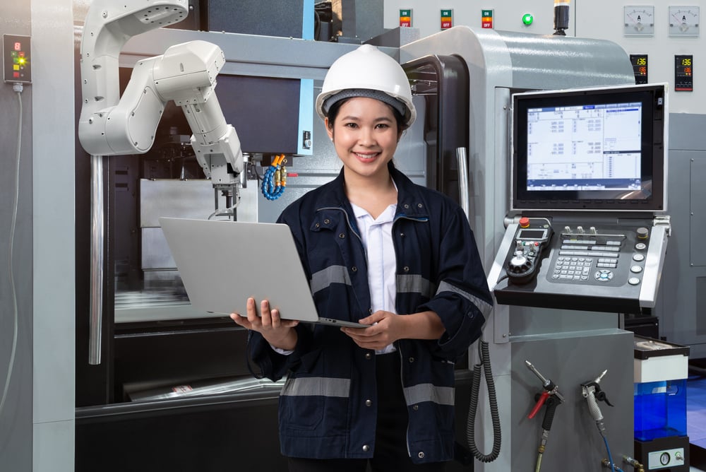 Female engineer automation technology