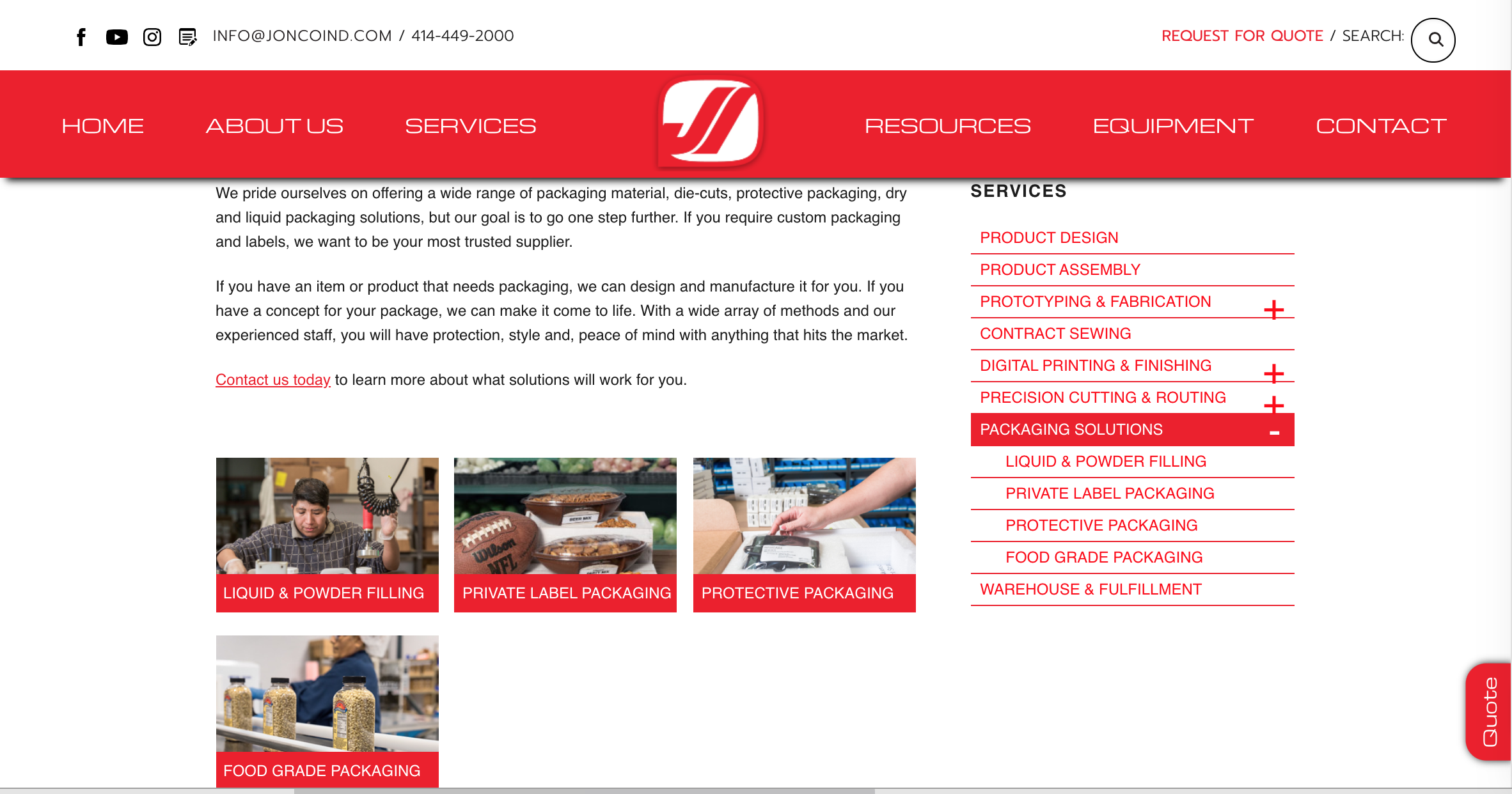 Jonco Industries Website