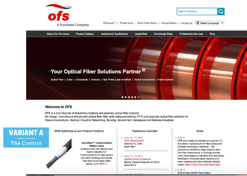 OFS Variant A - Get more sales with product webpage