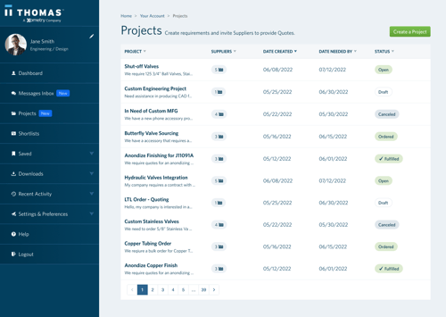 Industrial Buying Engine: Projects