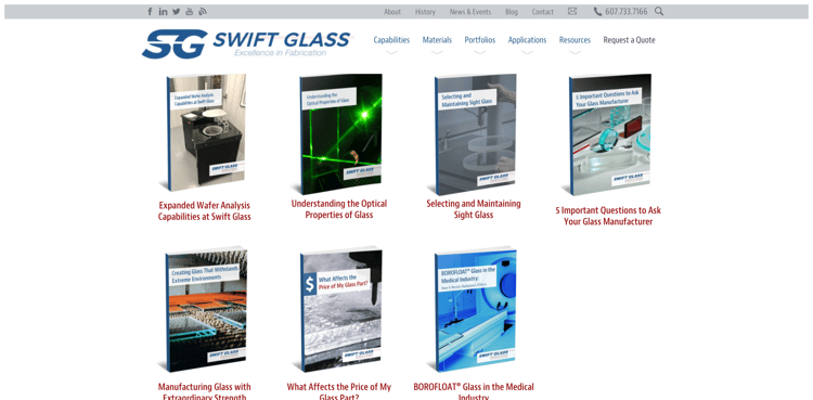 Resource-Library-Swift-Glass - Meeting the needs of industrial buyers with content marketing