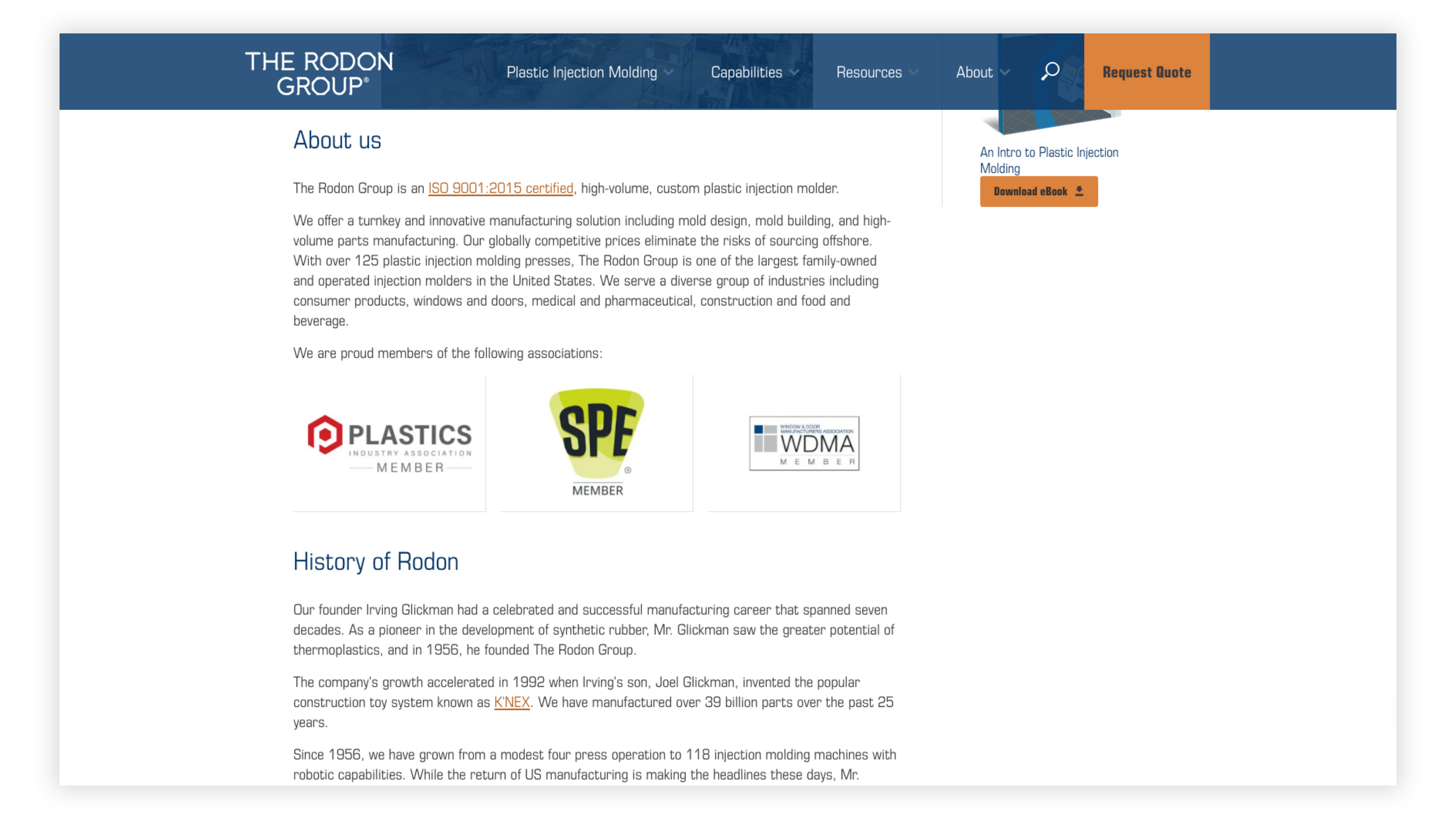 Rodon Group About Us Page