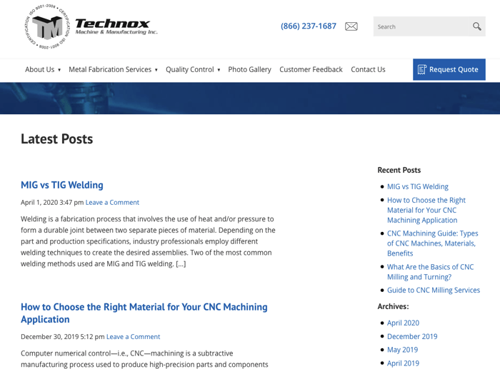 Technox CNC - how to find customers for CNC machining example