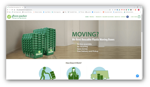 Green-Packer Moving Boxes