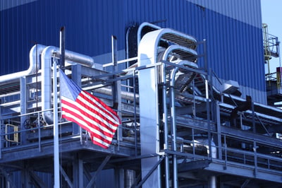 Facts about U.S. manufacturing - American flag 