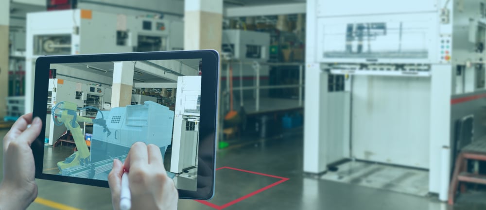 Augmented reality to improve manufacturing safety