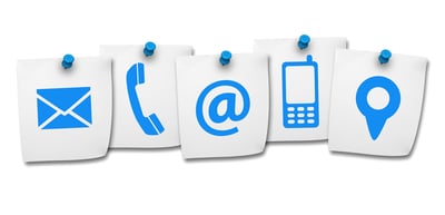 Contact us icons