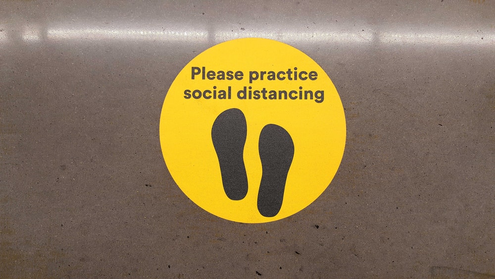 Social Distancing Decals