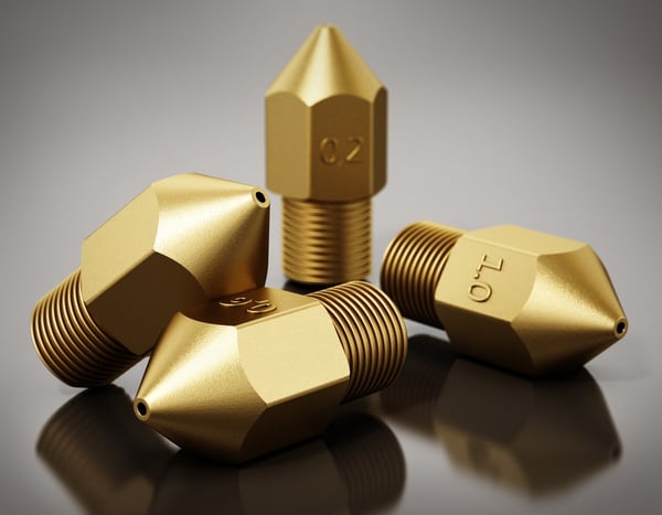 Brass 3D Printer Nozzles