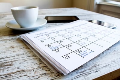 calendar improve manufacturing lead time