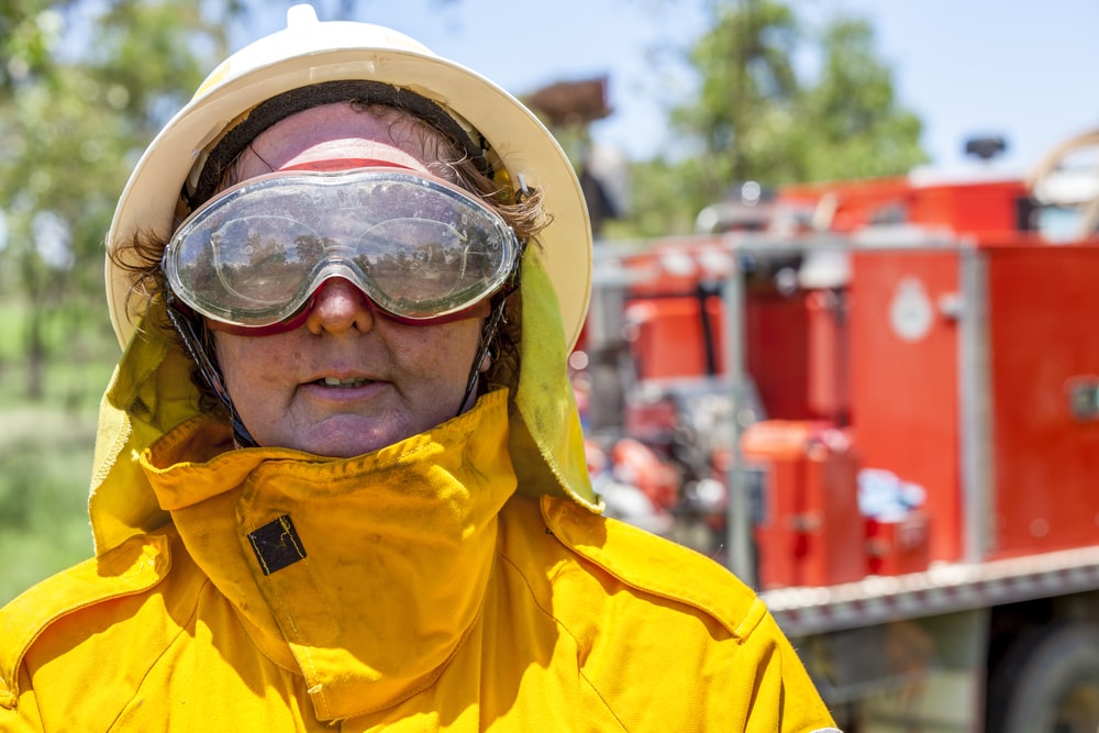 Fire fighters' goggles