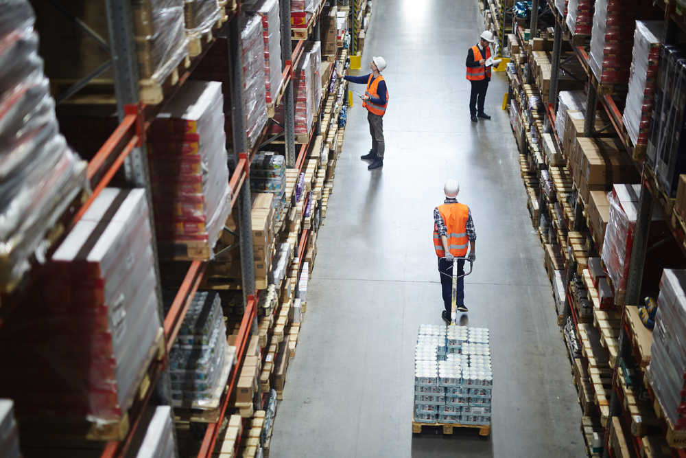 Manufacturing warehouse - supply chain disruption