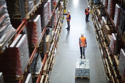 Inventory warehouse - supply chain disruption