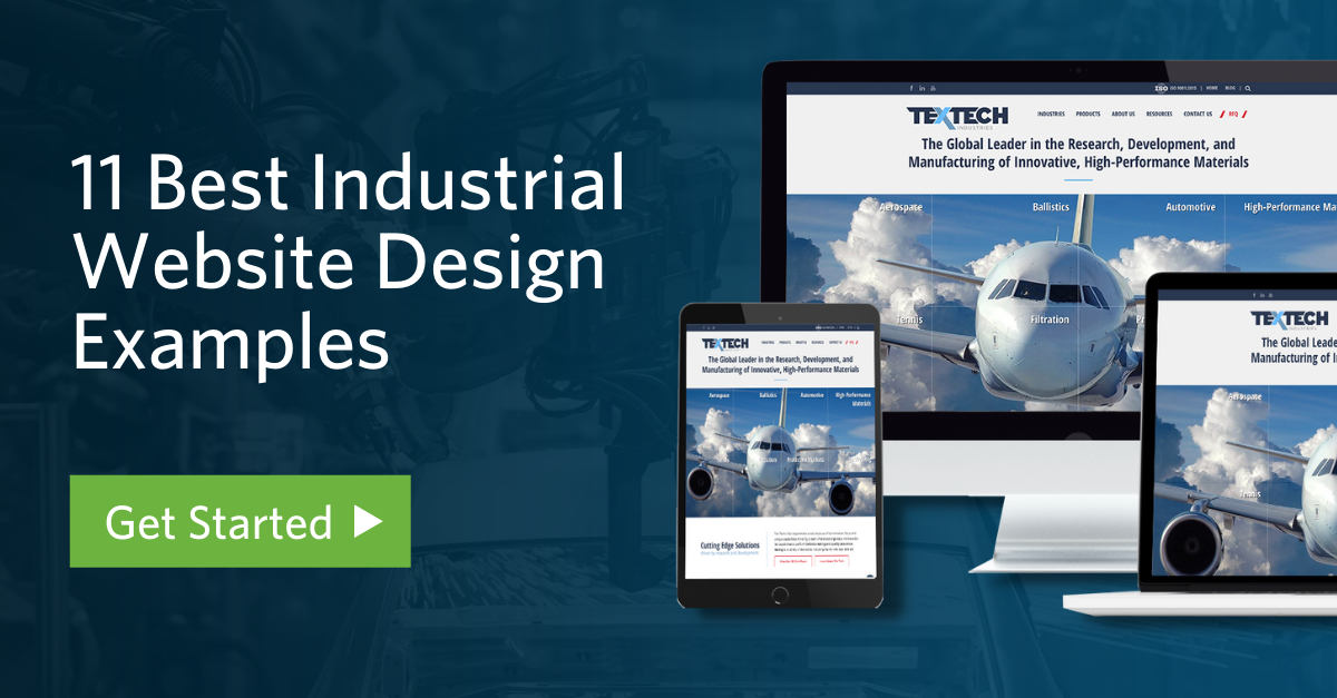 11 Best Industrial Website Design Examples