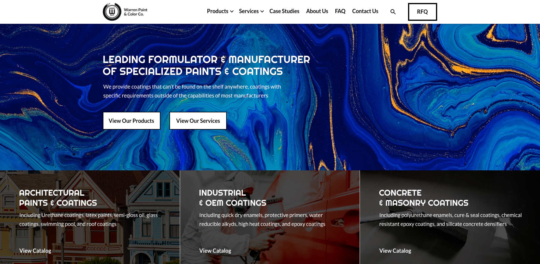 Website Design Examples For Custom Manufacurers